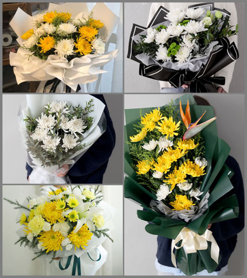 广东揭阳市普宁市梅林镇永兰村白事花束代送